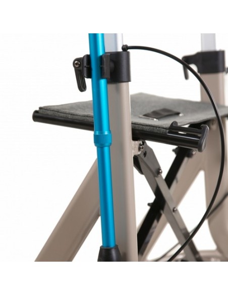 Andador Rollator Saturn con frenos de maneta | Color Champagne