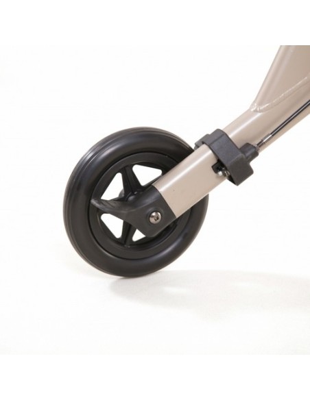Andador Rollator Saturn con frenos de maneta | Color Champagne