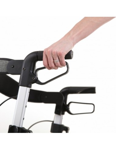 Andador Rollator Saturn con frenos de maneta | Color Champagne