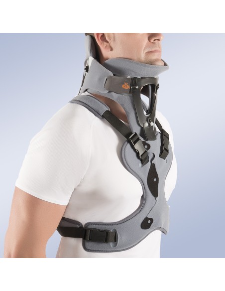 Collarín Cervical bivalvo con Soporte Torácico