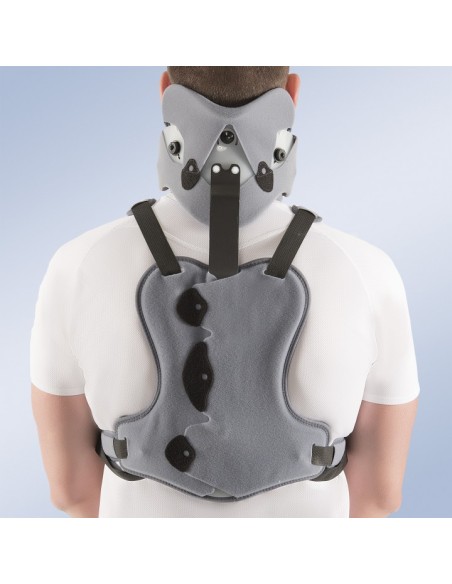 Collarín Cervical bivalvo con Soporte Torácico