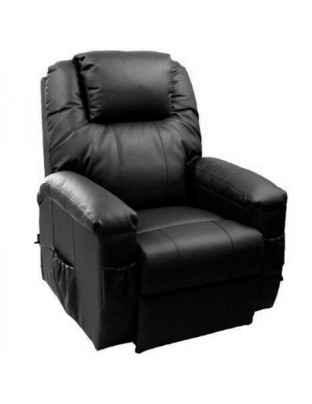 Sillón eléctrico reclinable y basculante | Springfield | Marrón o Negro