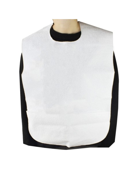 Babero para adulto | Impermeable | Rizo y reutilizable