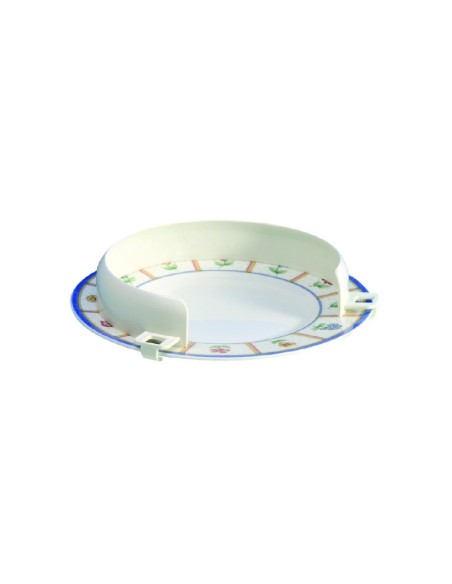 Reborde auxiliar para platos | Plástico | Blanco