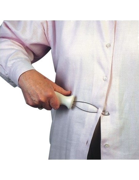 Abrochador de botones | Blanco | Acero inoxidable