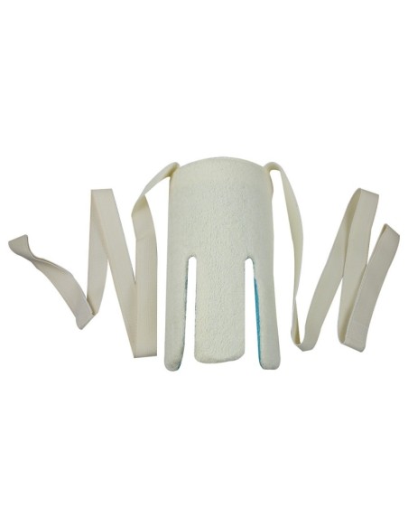 Calzador de calcetines Terry | Blanco y azul