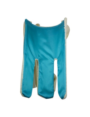 Calzador de calcetines Terry | Blanco y azul