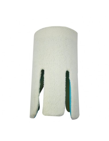 Calzador de calcetines Terry | Blanco y azul