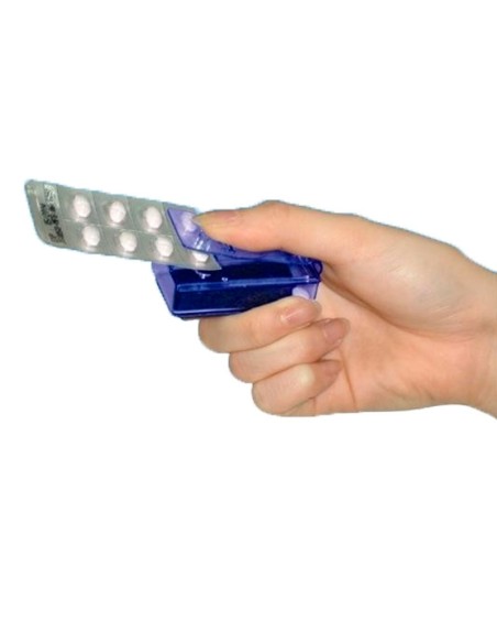 Dispensador de comprimidos | Ergonómico | Azul