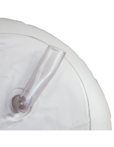 Lavacabezas hinchable | Con 4 accesorios | Blanco
