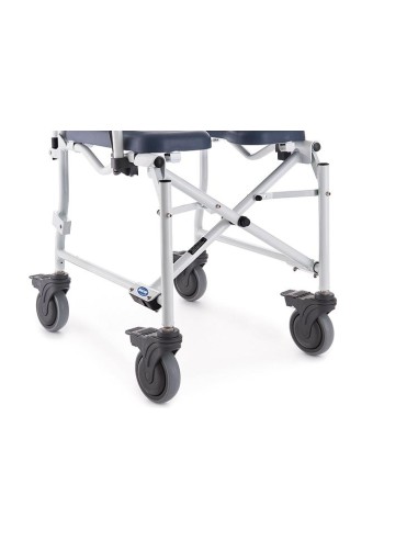 Silla de ducha e inodoro plegable autopropulsable Lima H273 | Invacare