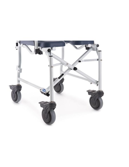 Silla de ducha e inodoro plegable autopropulsable Lima H273 | Invacare