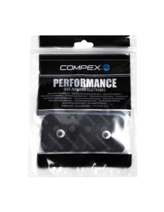 Electrodos autoadhesivos tipo Compex Dual Snap | (Pack 2 uds) 5 x 10 cm 2