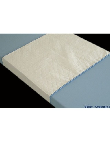 Empapador de cama absorbente reutilizable de 4 capas con alas | Medidas 70 x 90 (para camas de 90) | Impermeable y transpirable