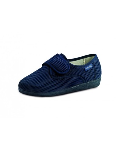 Zapatilla Blandipié Calado Velcro | AZUL o BEIGE