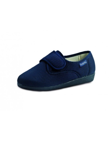 Zapatilla Blandipié Calado Velcro | AZUL o BEIGE