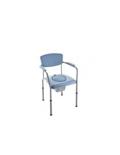 Silla con inodoro | Altura regulable | Cubeta extraíble | Invacare