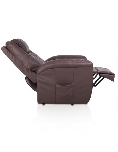 Sillón eléctrico reclinable y basculante | Springfield | Marrón o Negro