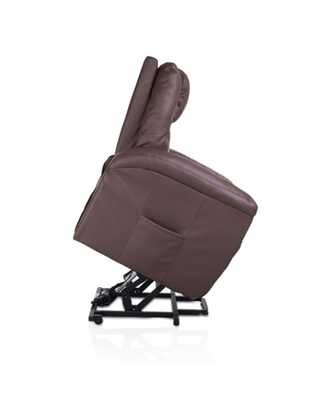 Sillón eléctrico reclinable y basculante | Springfield | Marrón o Negro