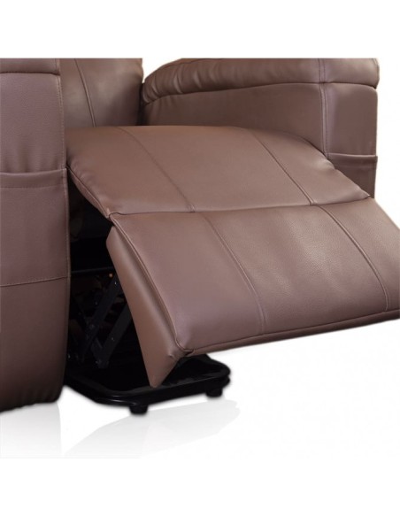Sillón eléctrico reclinable y basculante | Springfield | Marrón o Negro