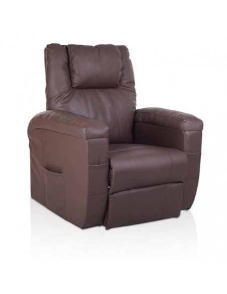 Sillón eléctrico reclinable y basculante | Springfield | Marrón o Negro