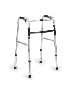 Andador sin ruedas de aluminio Classic, plegable y regulable