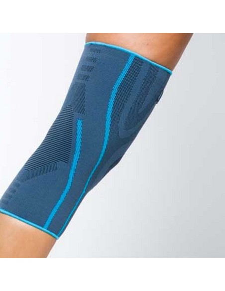 Rodillera elástica con almohadillado de silicona y estabilizadores laterales | Prim P701