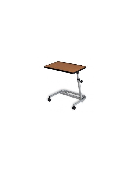 Mesa auxiliar plegable con frenos | Marrón o blanca