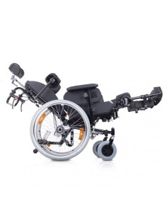 Silla de ruedas reforzada de acero basculante con reposacabezas Balance 2