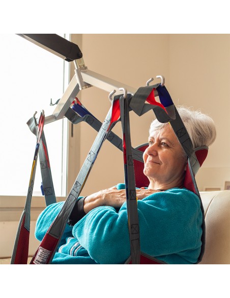 Grúa eléctrica de traslado Aúpa mini o XL con arnés