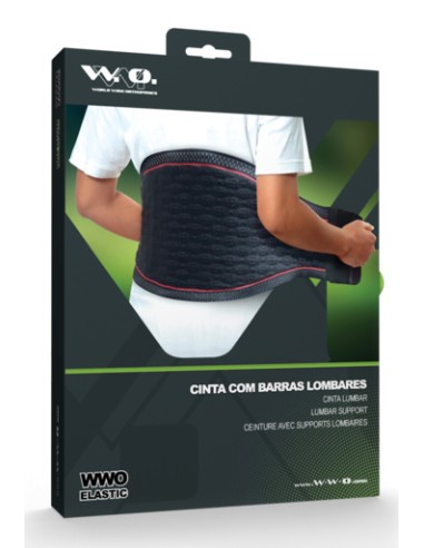 Faja lumbar con barras