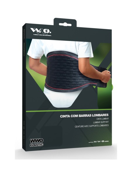 Faja lumbar con barras