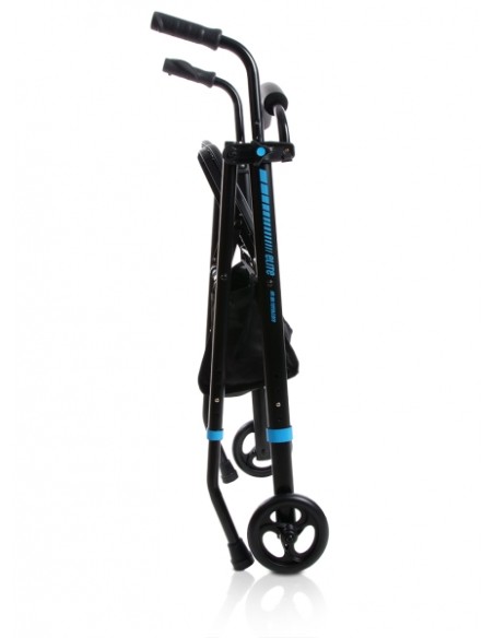 Andador con asiento y plegable de aluminio para interiores | Elite 3G