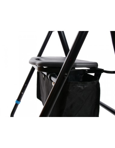 Andador con asiento y plegable de aluminio para interiores | Elite 3G