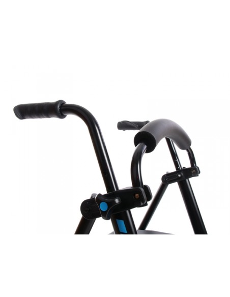 Andador con asiento y plegable de aluminio para interiores | Elite 3G