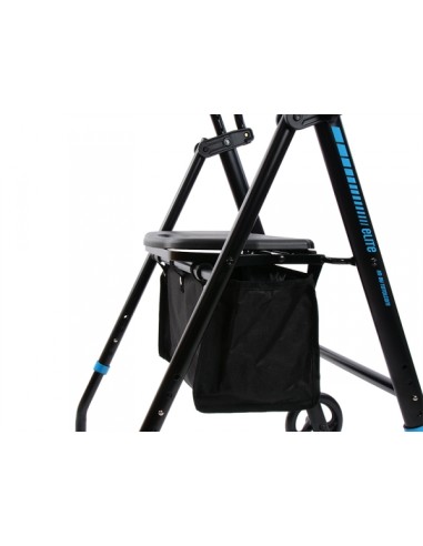Andador con asiento y plegable de aluminio para interiores | Elite 3G