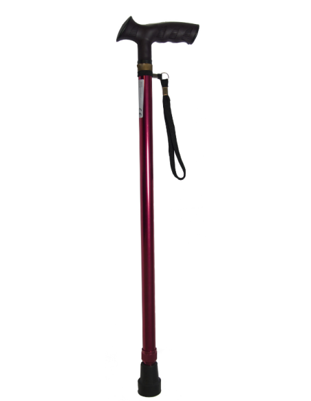 Muletilla de aluminio extensible y regulable en altura | Mango anatómico | Distintos colores