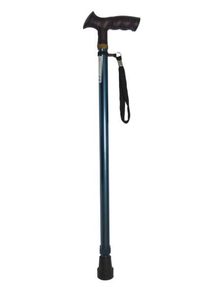 Muletilla de aluminio extensible y regulable en altura | Mango anatómico | Distintos colores