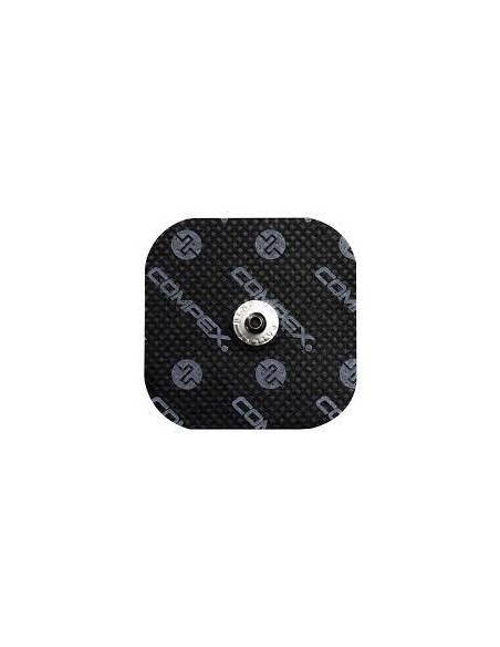 Electrodos autoadhesivos tipo Compex Snap | Pack 4 uds | 5 x 5 cm