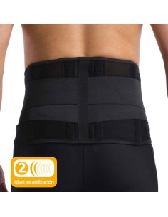 Faja laboral lumbosacra semirrígida | doble tensor | Prim PRS625N