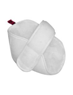 Talonera antiescaras de borreguito con velcro | Patuco estándar Sanitized | unidad | Blanco, gris o azul