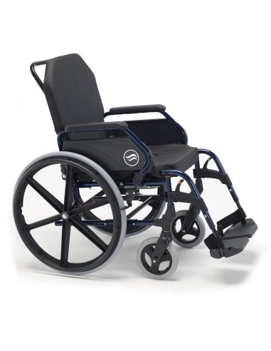 Silla de ruedas fija de interior autopropulsable (rueda grande) Breezy Home 3003A