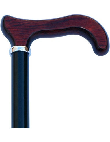 Bastón/Muletilla de paseo con puño de madera