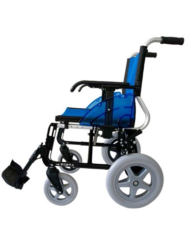 Silla de ruedas plegable Line con ruedas traseras de 30 cm