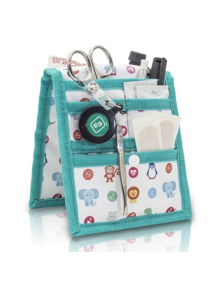 Organizador auxiliar de enfermería y pediatría para bata y/o pijama estampado | Pediatría con diseño infantil | KEEN´S Elite Bag